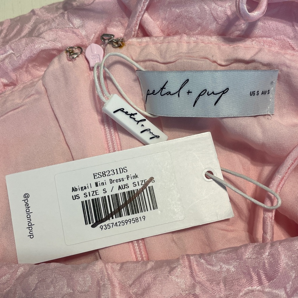 New Petal & Pup Abigail Mini Dress size Small - Picture 7 of 12